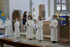 Feier der 1. Heiligen Kommunion in Sankt Crescentius (Foto: Karl-Franz Thiede)